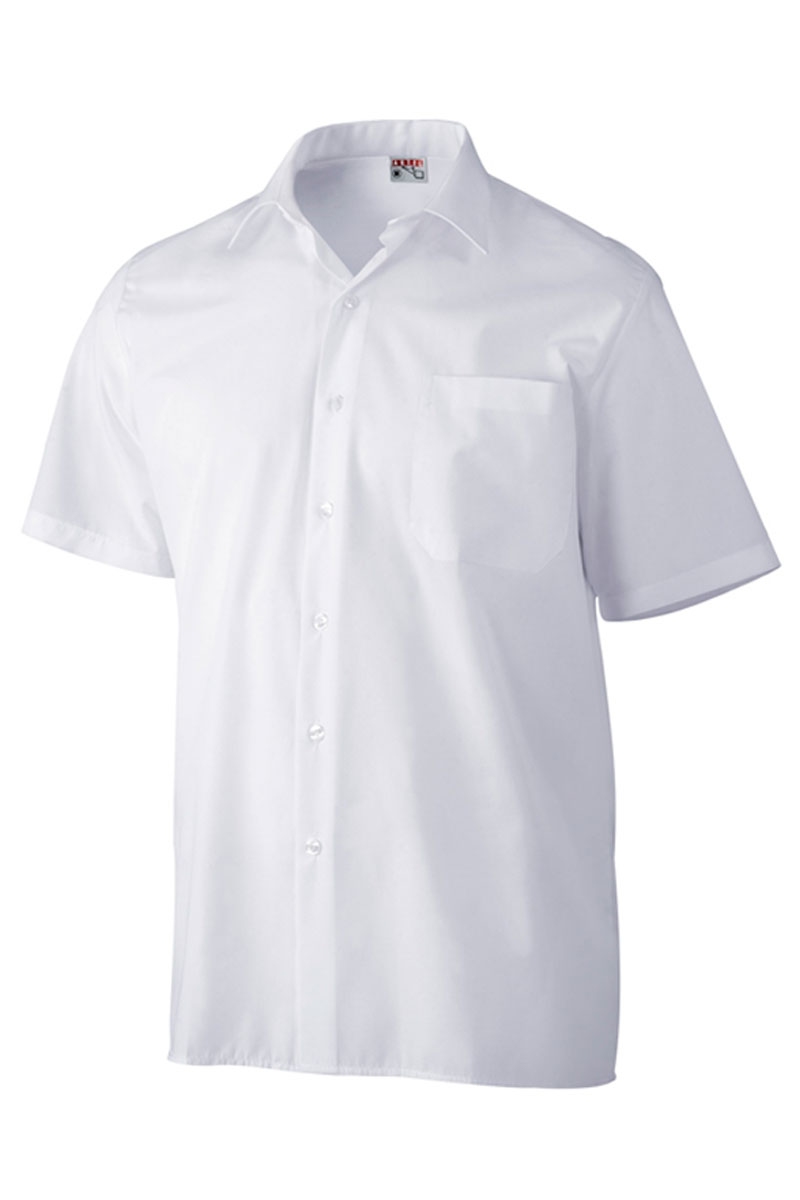Camisa Manga Corta | Blanco | Slim-Fit
