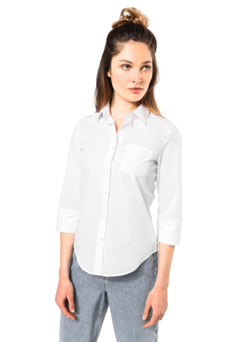 Camisa tres cuartos mujer online